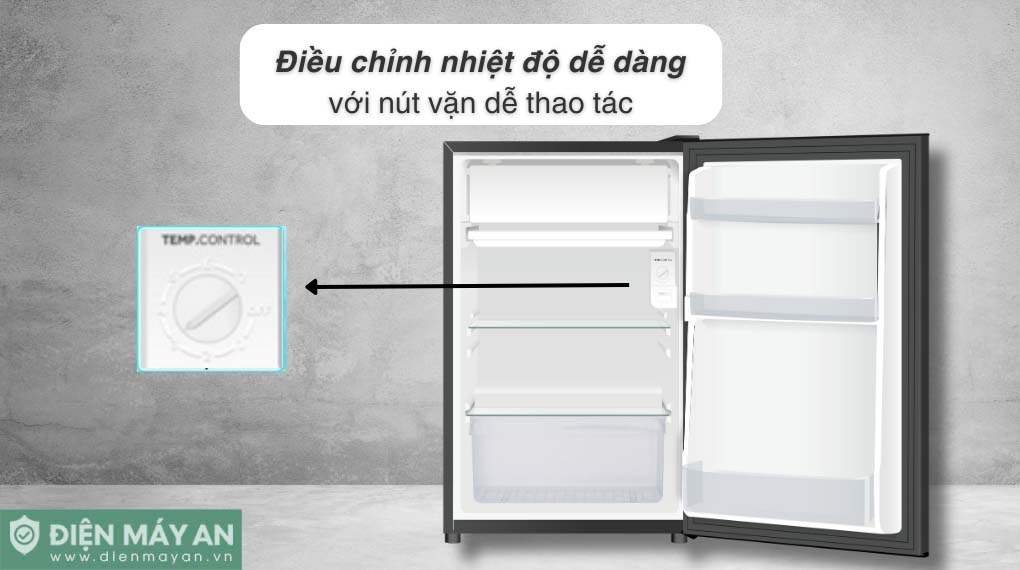 Tủ lạnh Aqua 90 lít AQR-D100FA(BS)